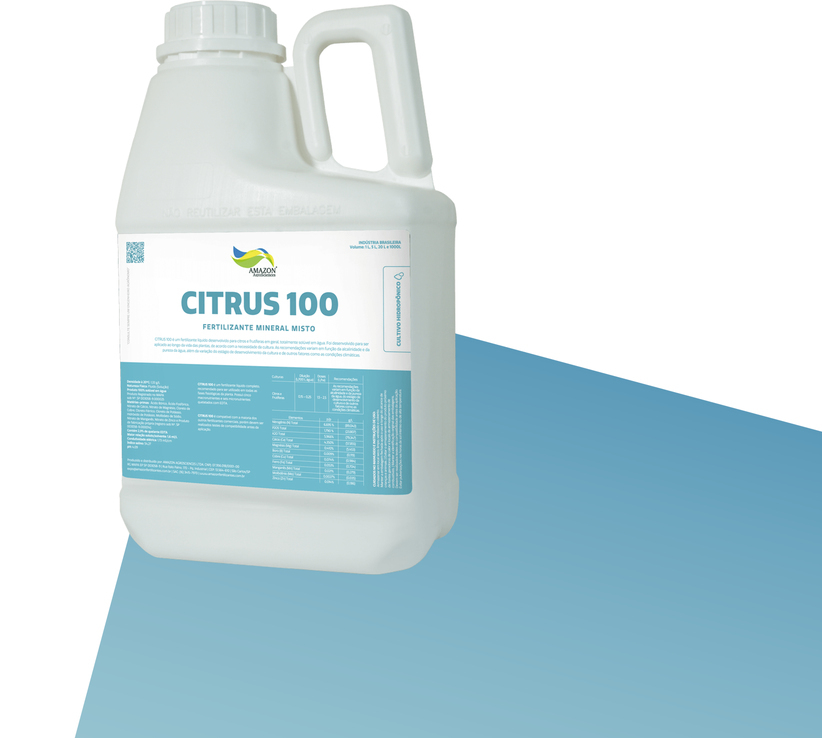 CITRUS 100 - fertilizante mineral altamente concentrado